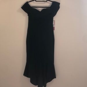 Off the Shoulder Holiday Party Dress